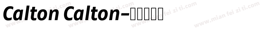 Calton Calton字体转换